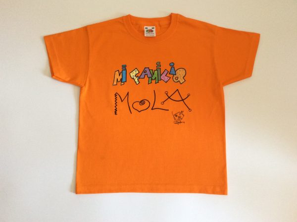 Camiseta "Mi familia mola" -Famylias- (cuello redondo)